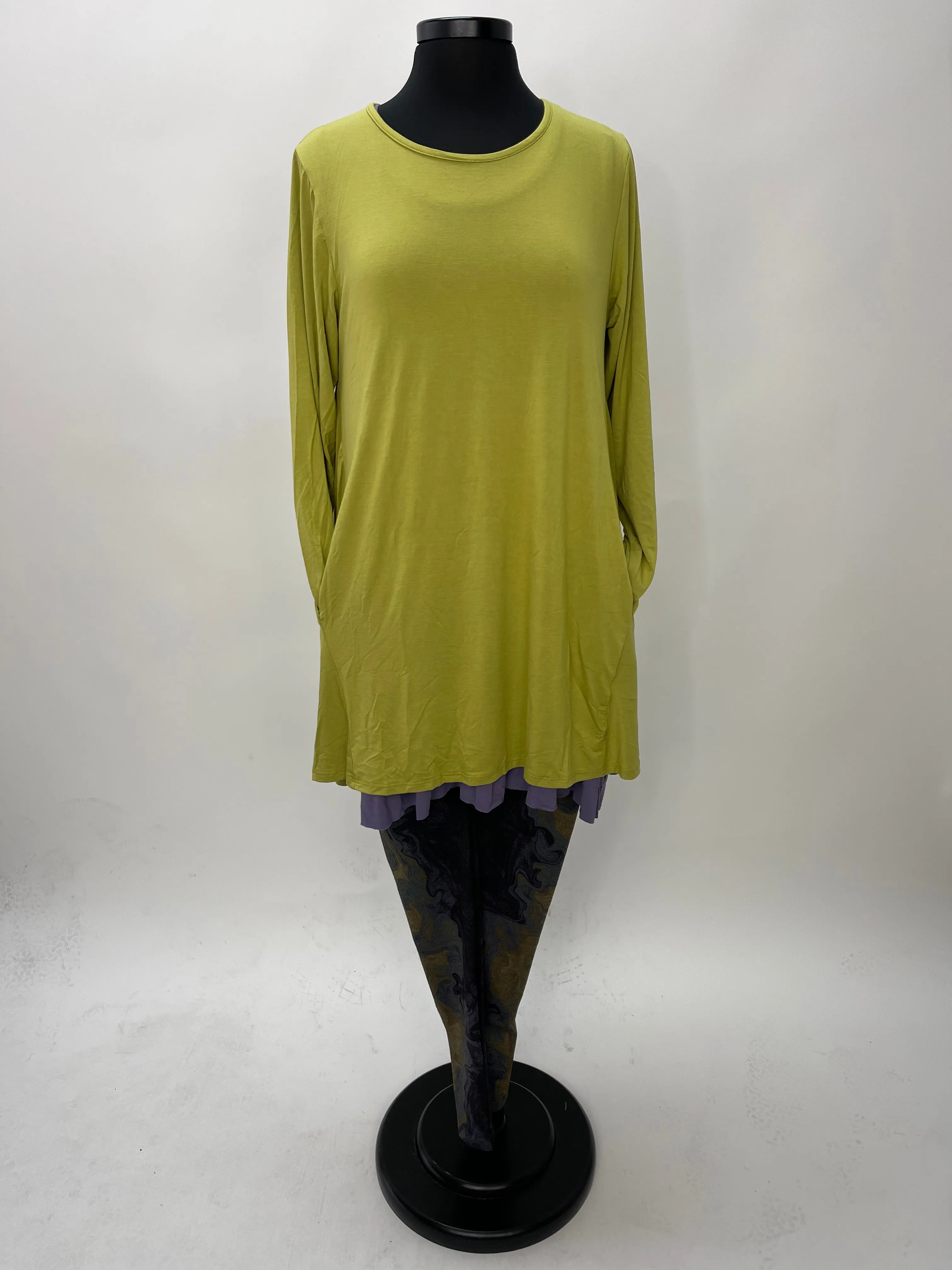 2AM Long Sleeves Tunic - Avocado