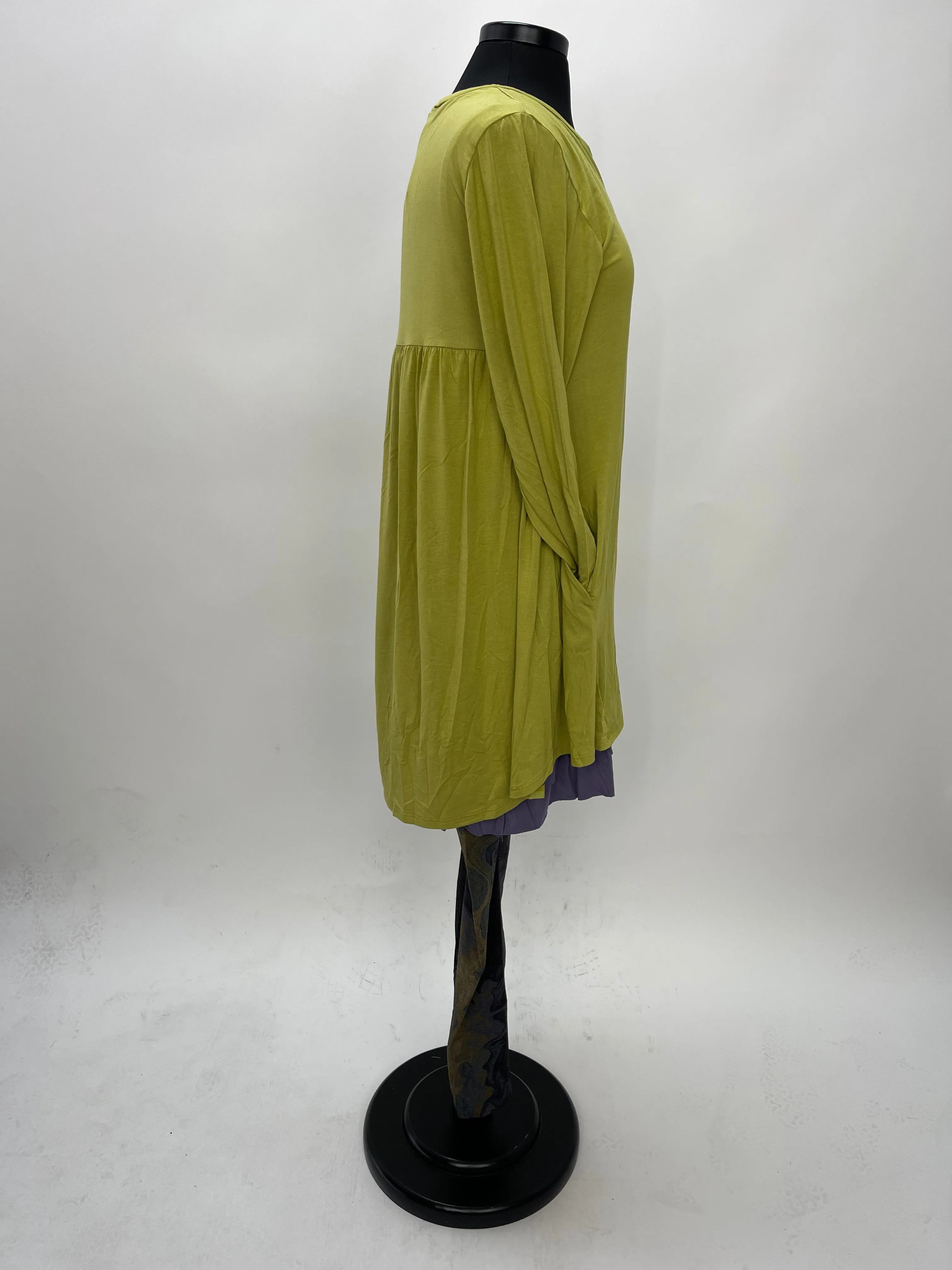 2AM Long Sleeves Tunic - Avocado