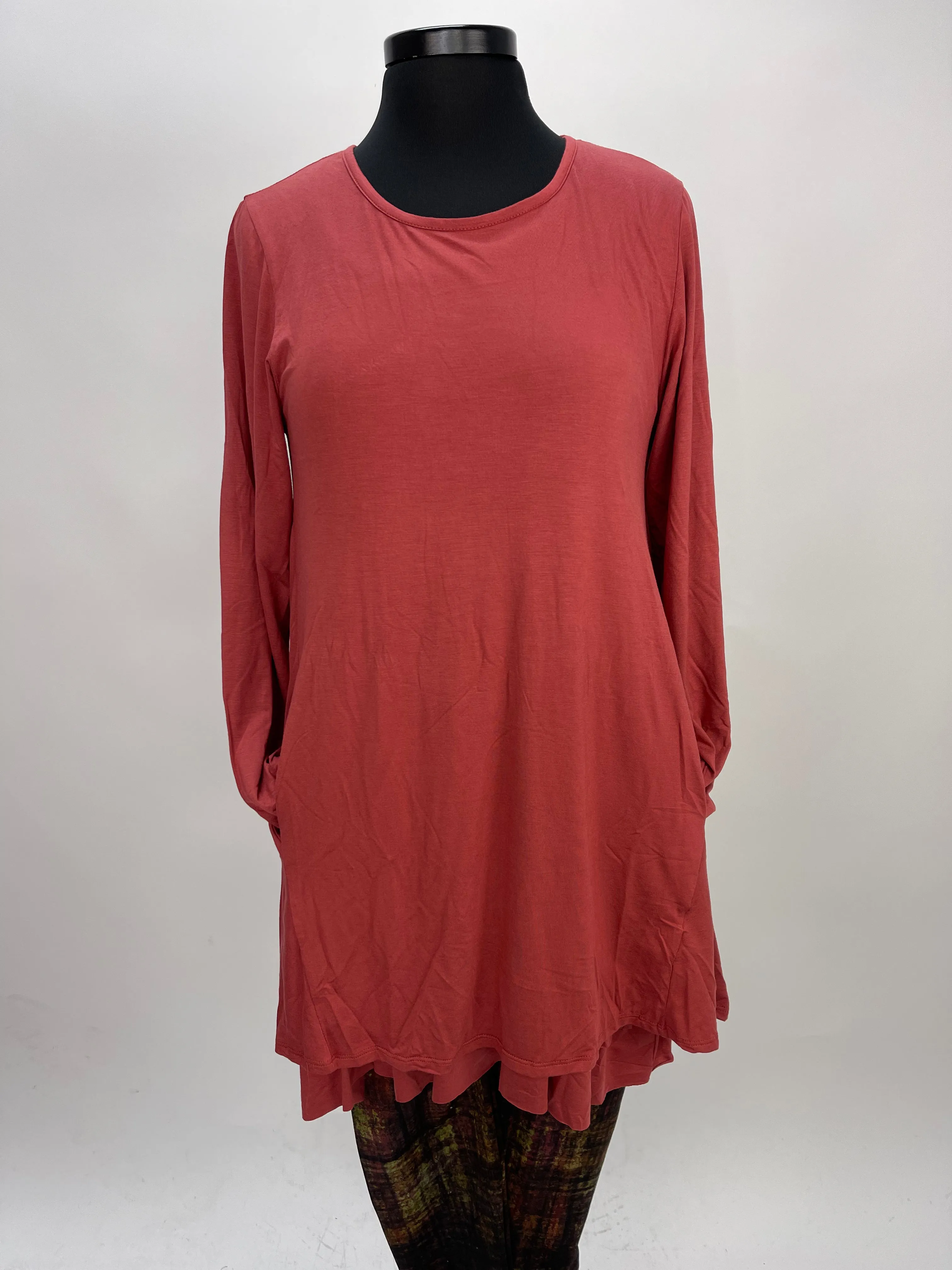 2AM Long Sleeves Tunic - Paprika