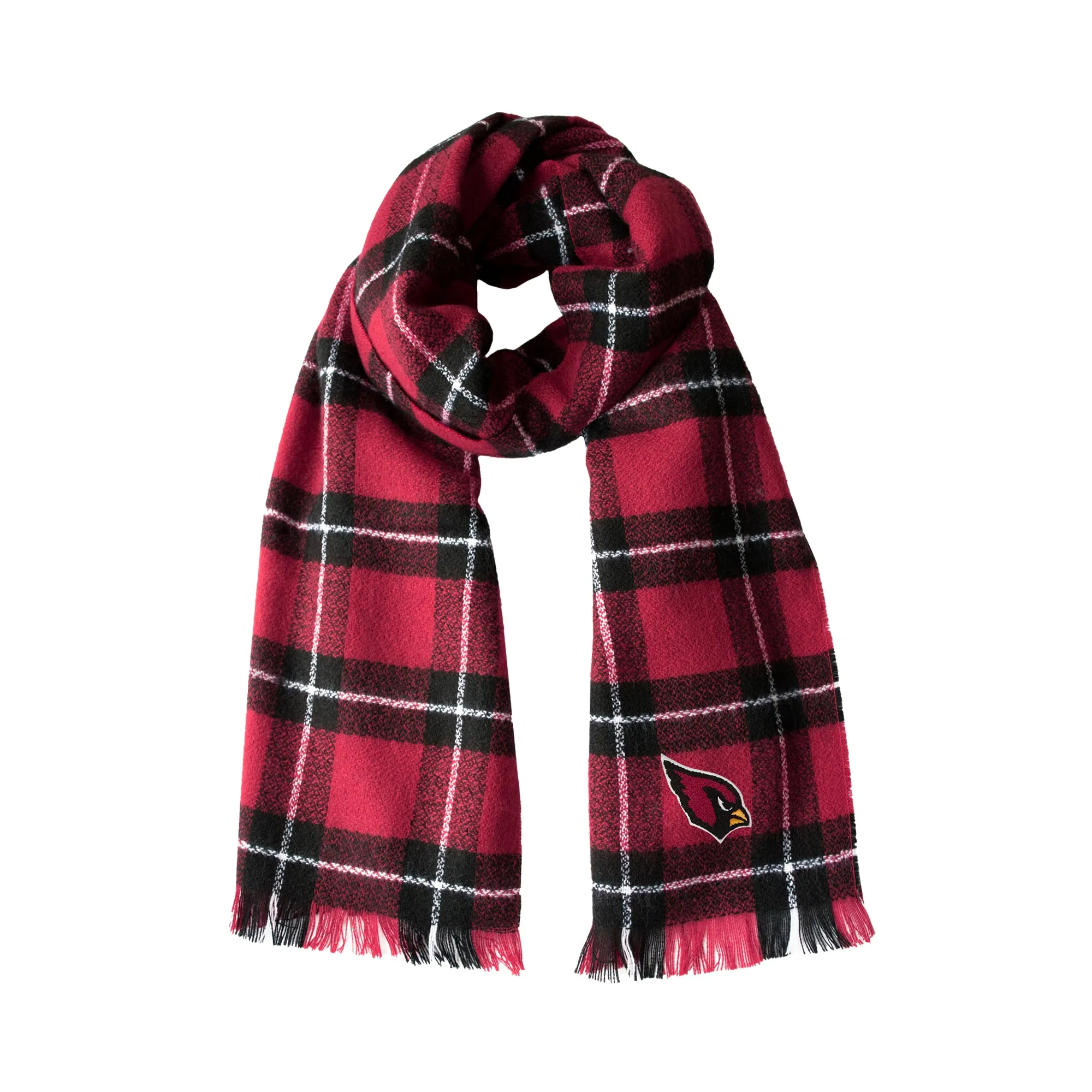 Arizona Cardinals Plaid Blanket Scarf