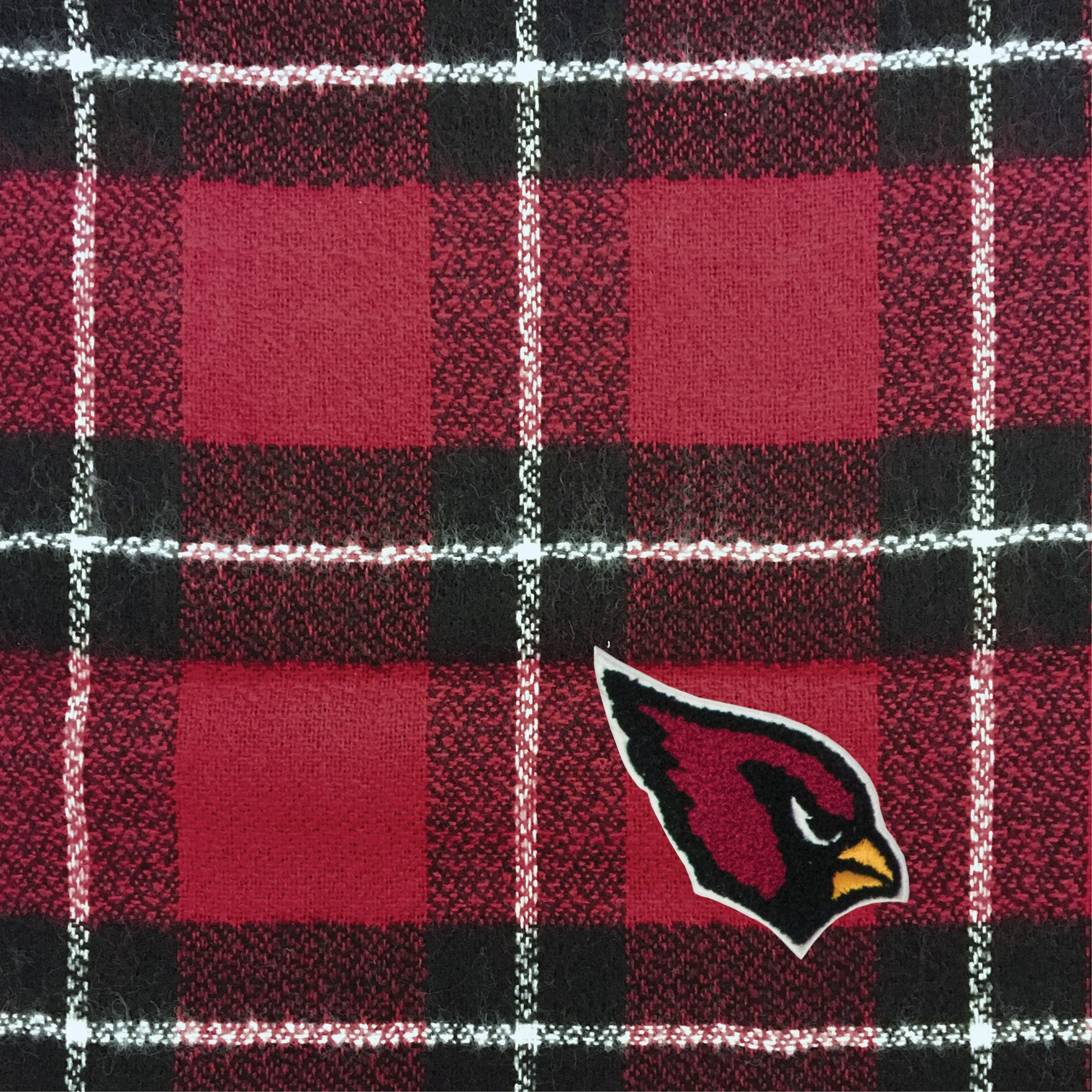 Arizona Cardinals Plaid Blanket Scarf