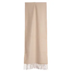 BEIGE CASHMERE SCARF