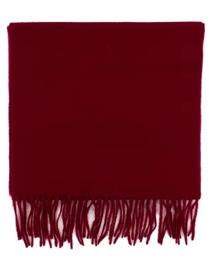 Burgundy Wool Scarf