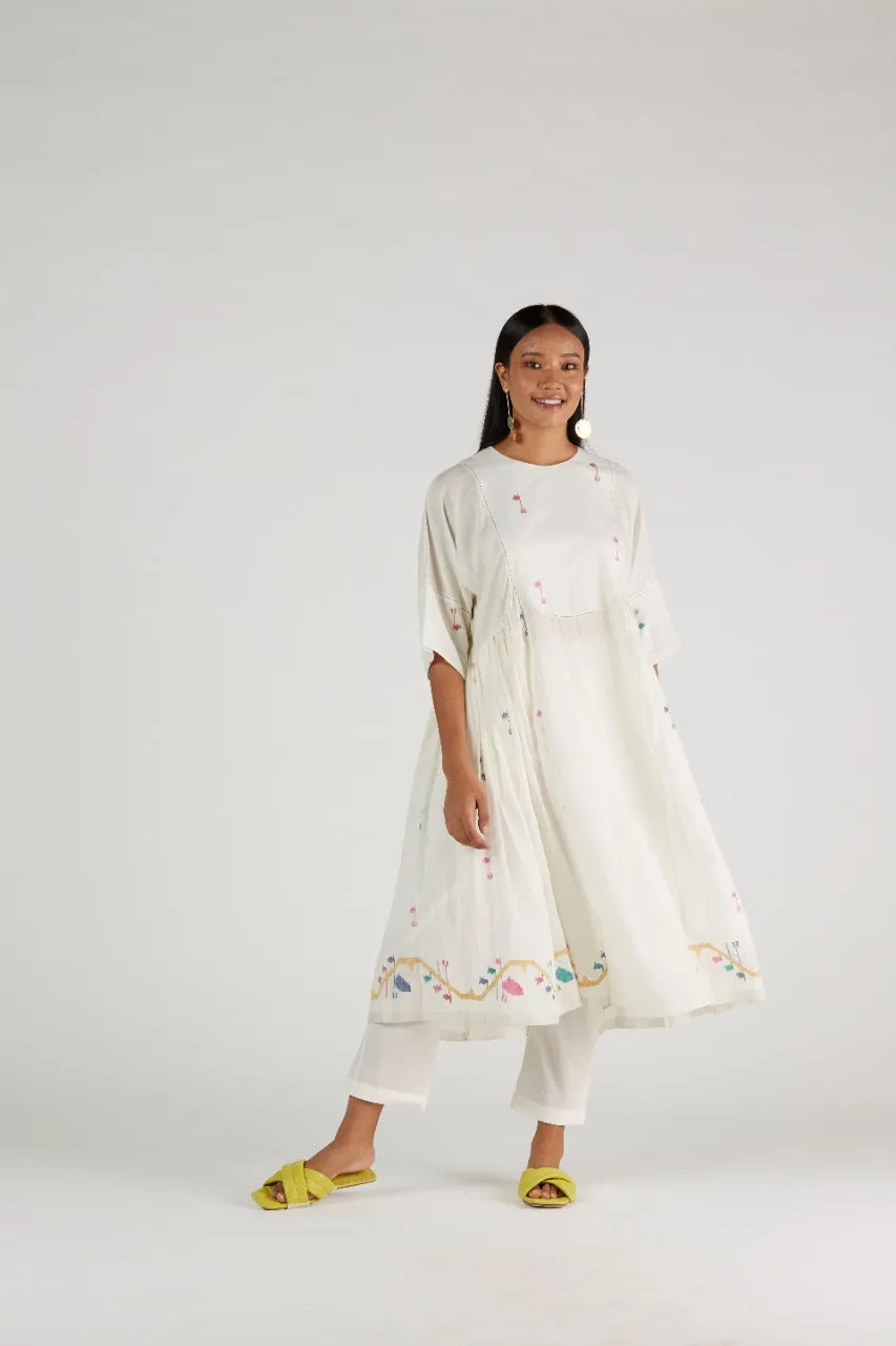 Chandani Jamdani Kurta