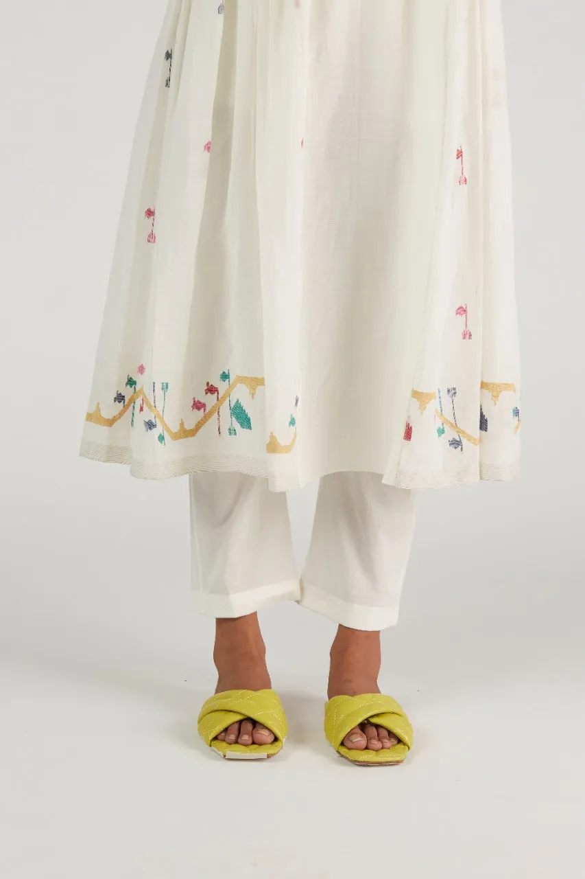 Chandani Jamdani Kurta