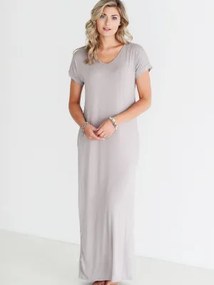 Chelsea Gray DLMN Straight Cut Maxi Dress