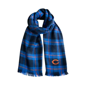 Chicago Bears Plaid Blanket Scarf