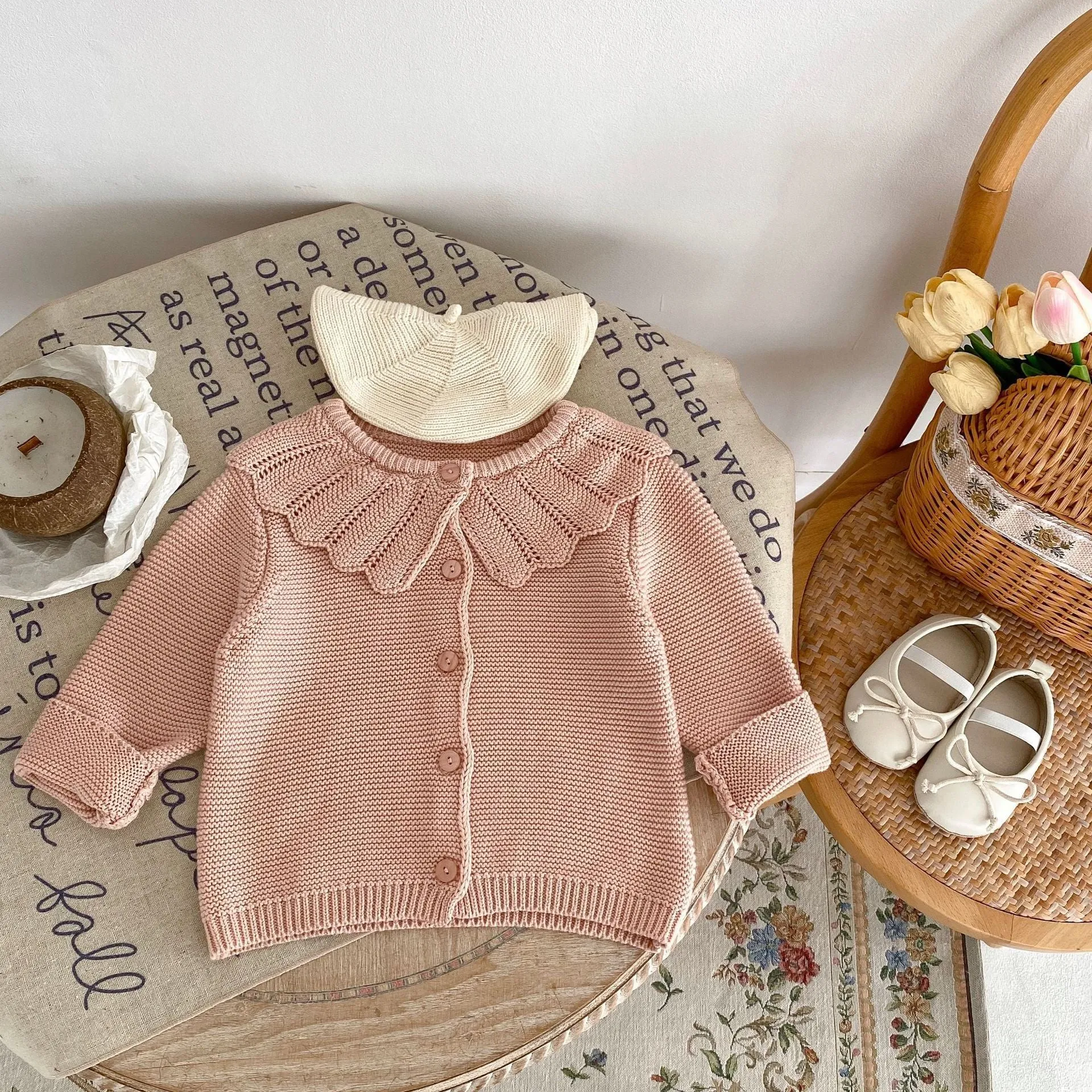 Children's Cotton Knitted Cardigan