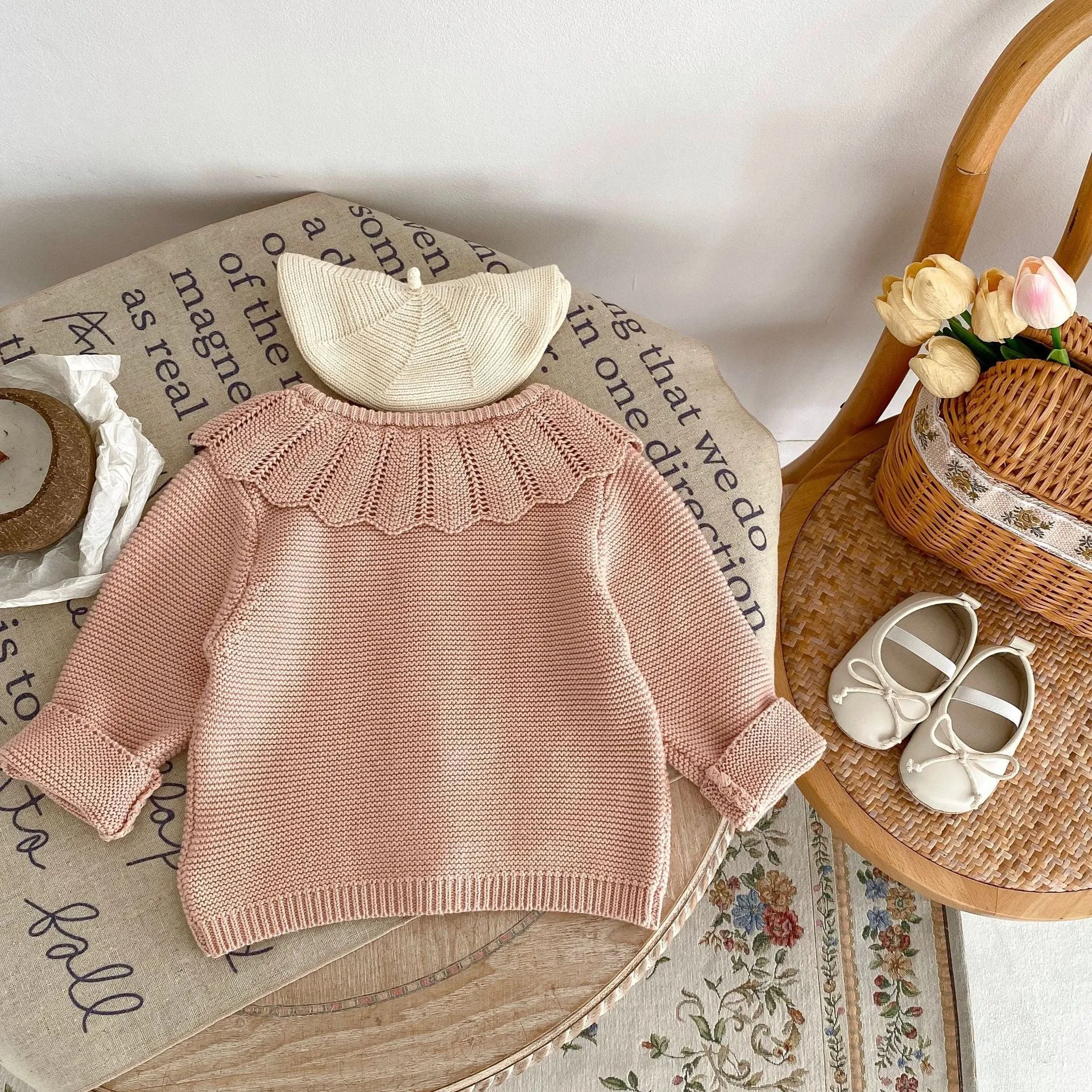 Children's Cotton Knitted Cardigan