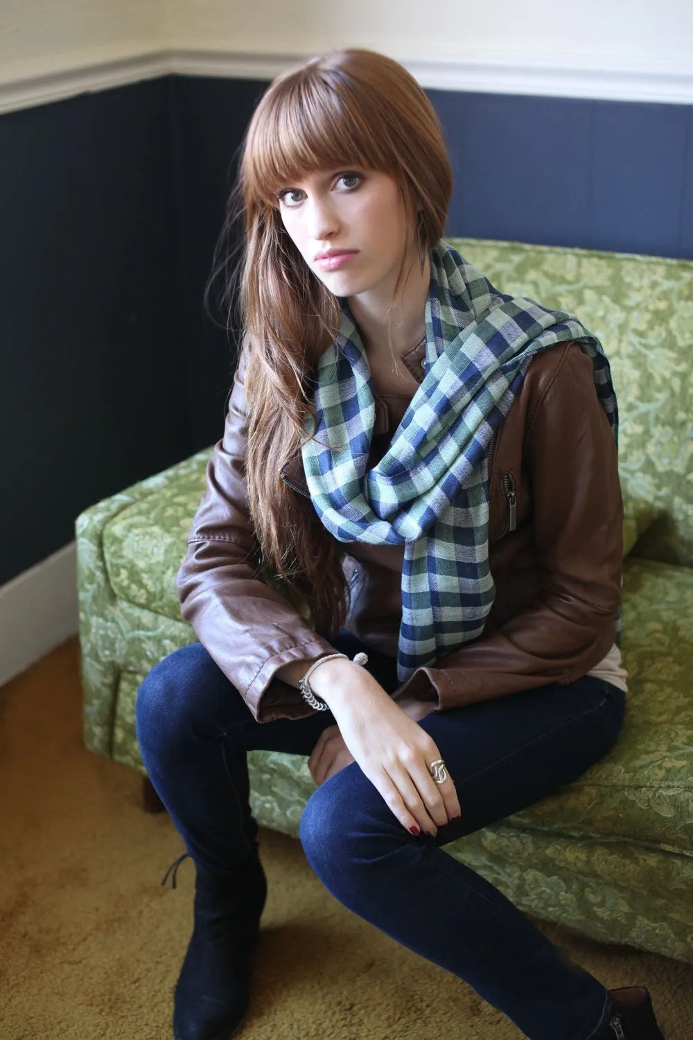 Classic Cambridge Checkered Plaid Scarf