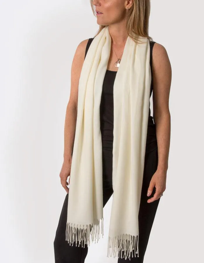 Cream Pashmina