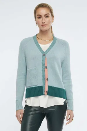 Elbow Patch Cardi - Seashore