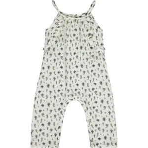 Flora Romper in White Seahorses