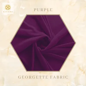 Georgette Fabric Purple