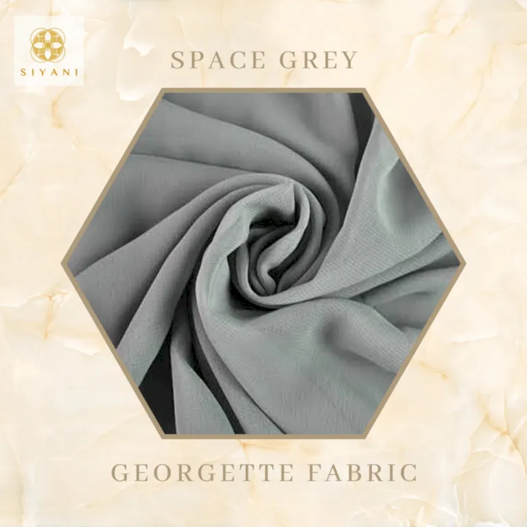 Georgette Fabric Space Grey