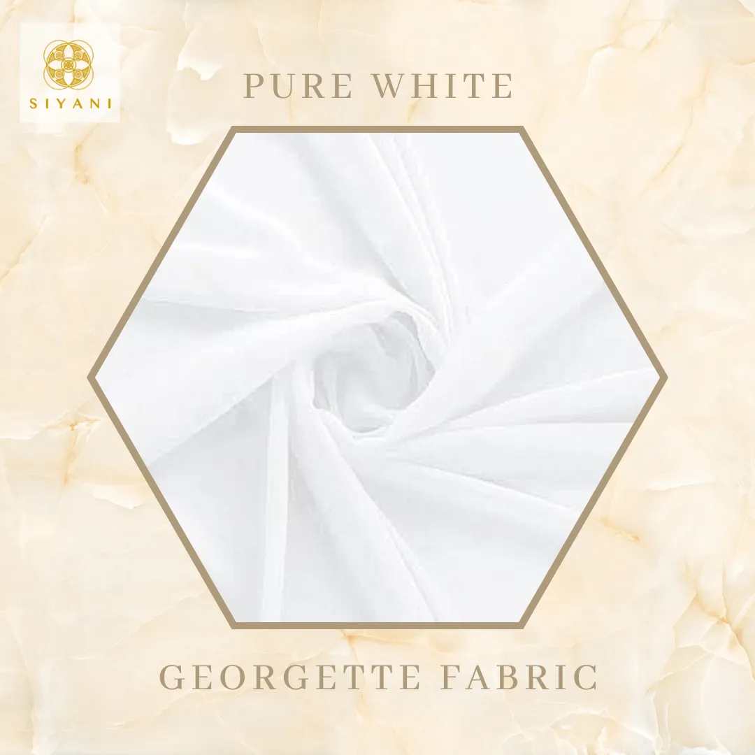 Georgette Fabric White