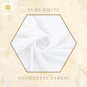 Georgette Fabric White