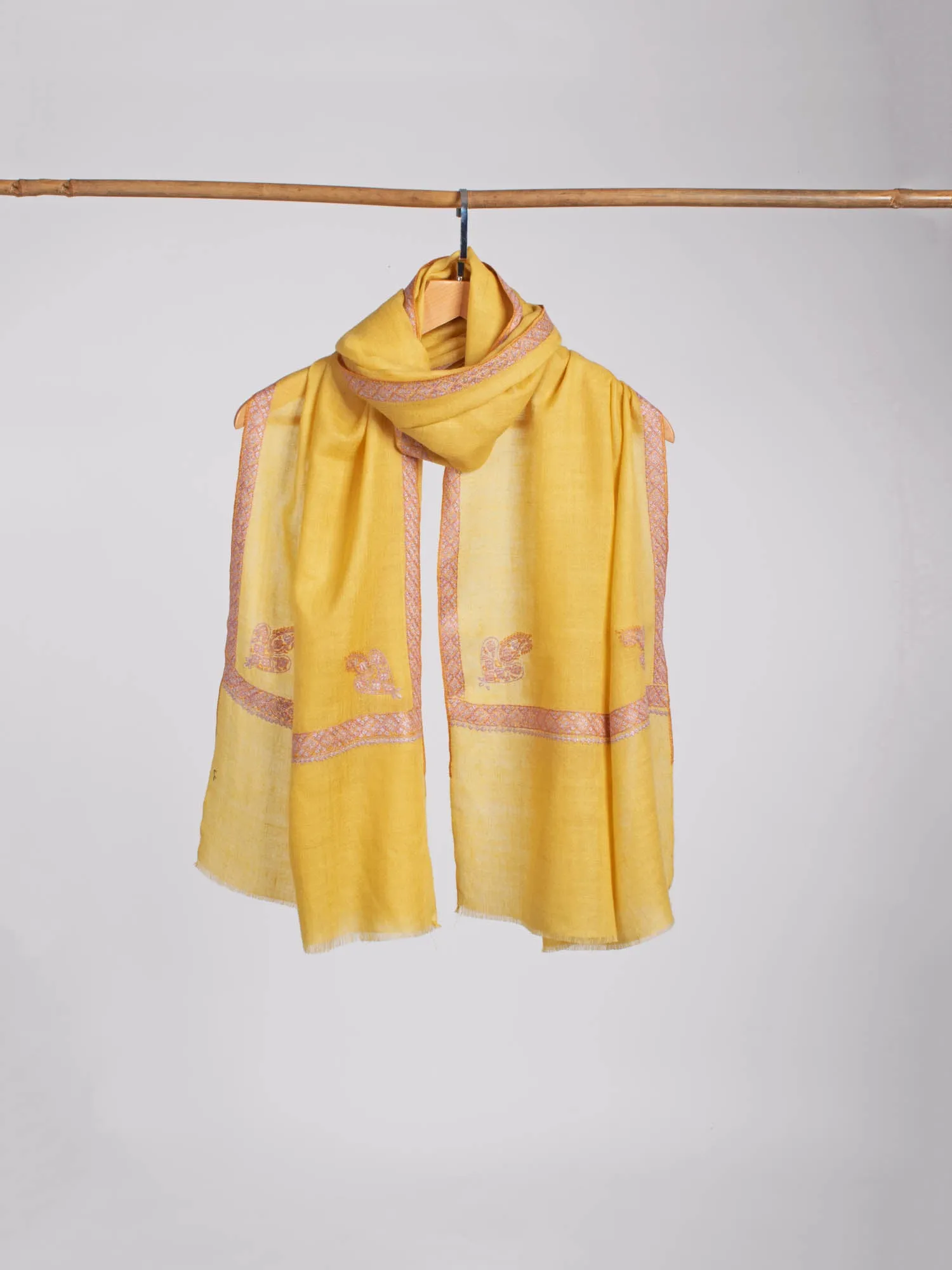 Golden Hashia Beautiful Cashmere Scarf - LEWISTON