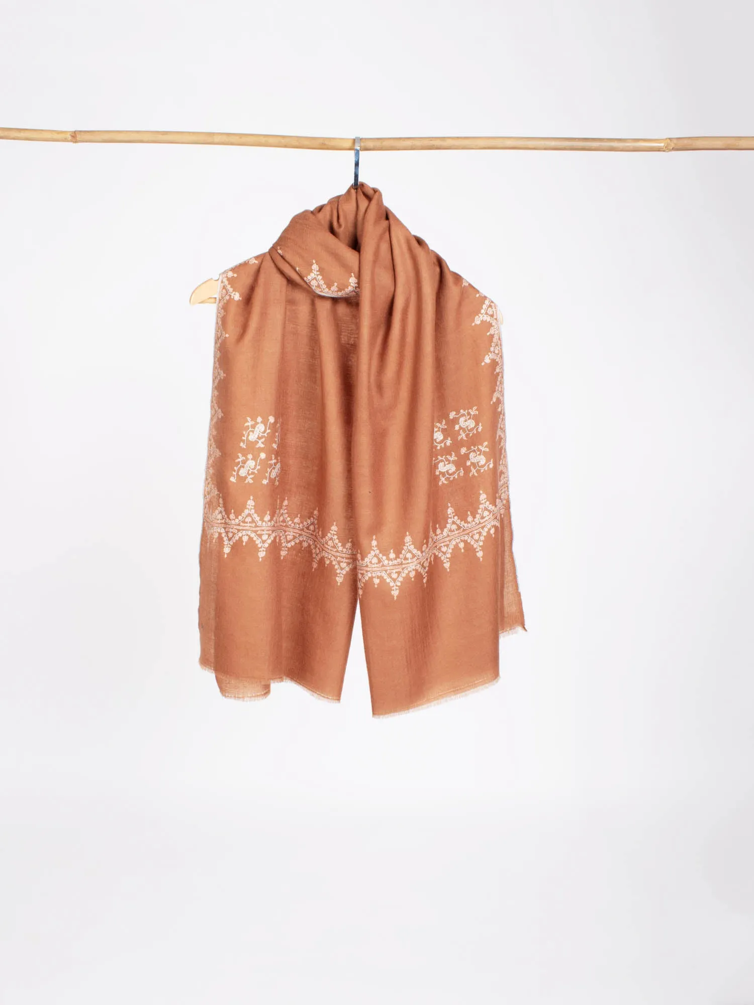 Hand Embroidered Festival Cashmere Wrap - VINCENNES