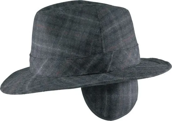 Henschel Ear Flaps Traveler Fedora Hat