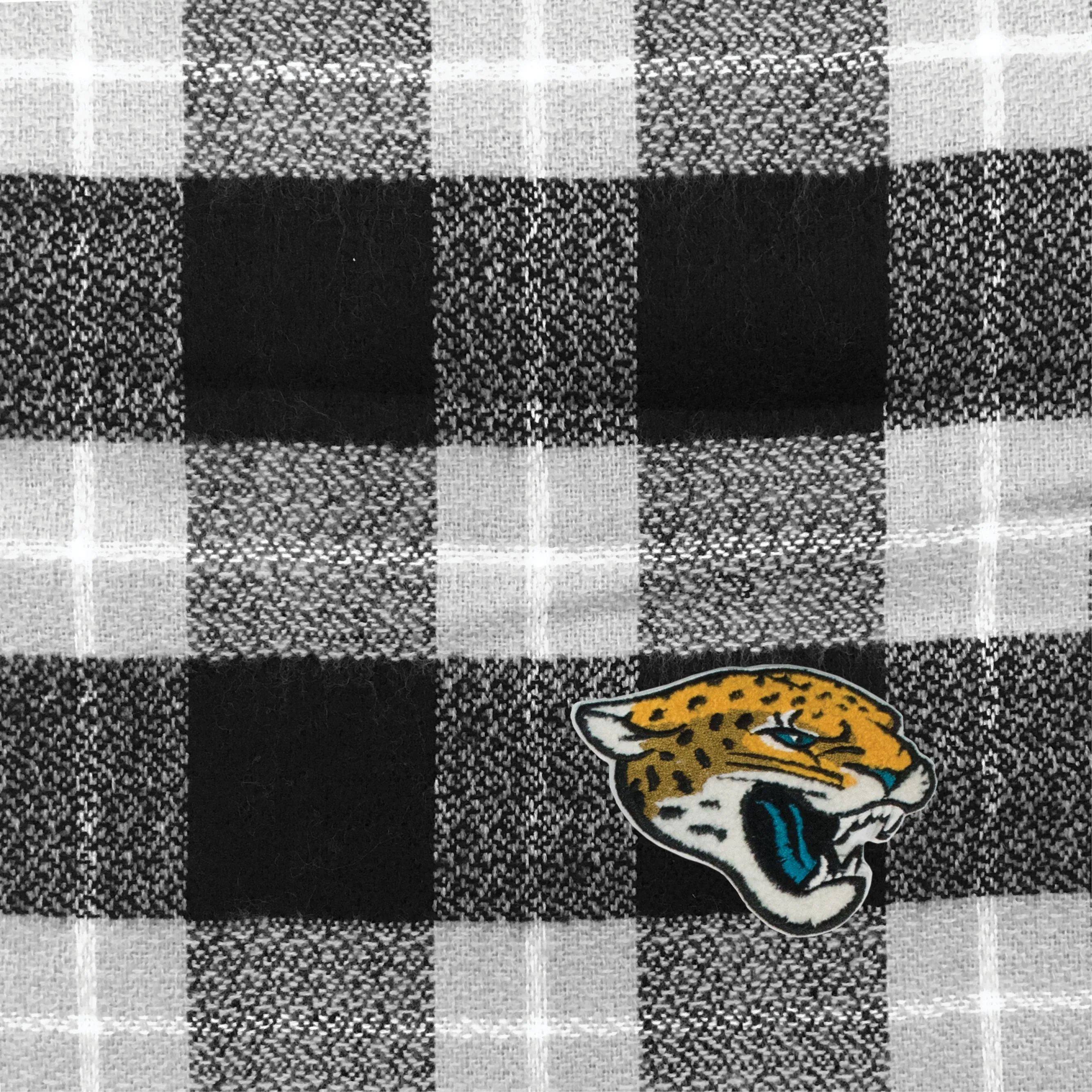 Jacksonville Jaguars Plaid Blanket Scarf