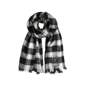 Las Vegas Raiders Plaid Blanket Scarf