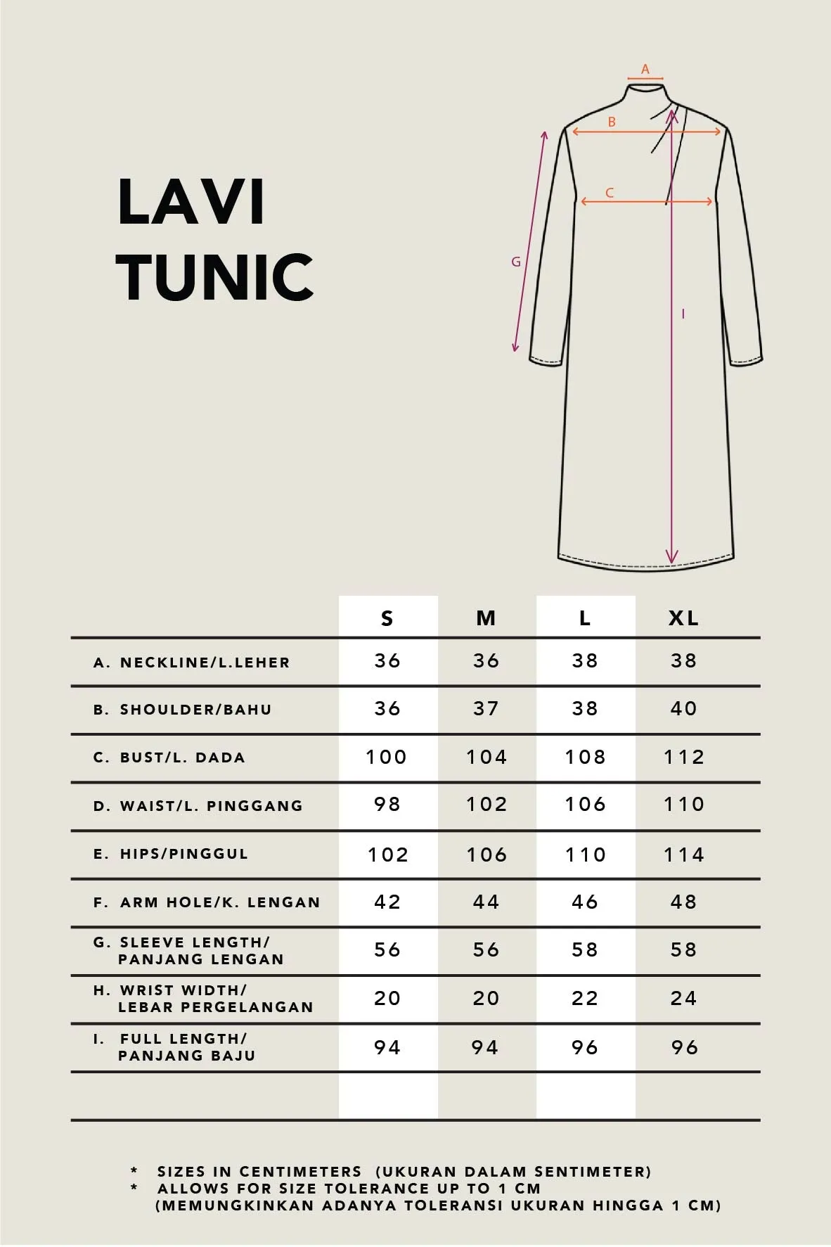 LAVI TUNIC CITRUS