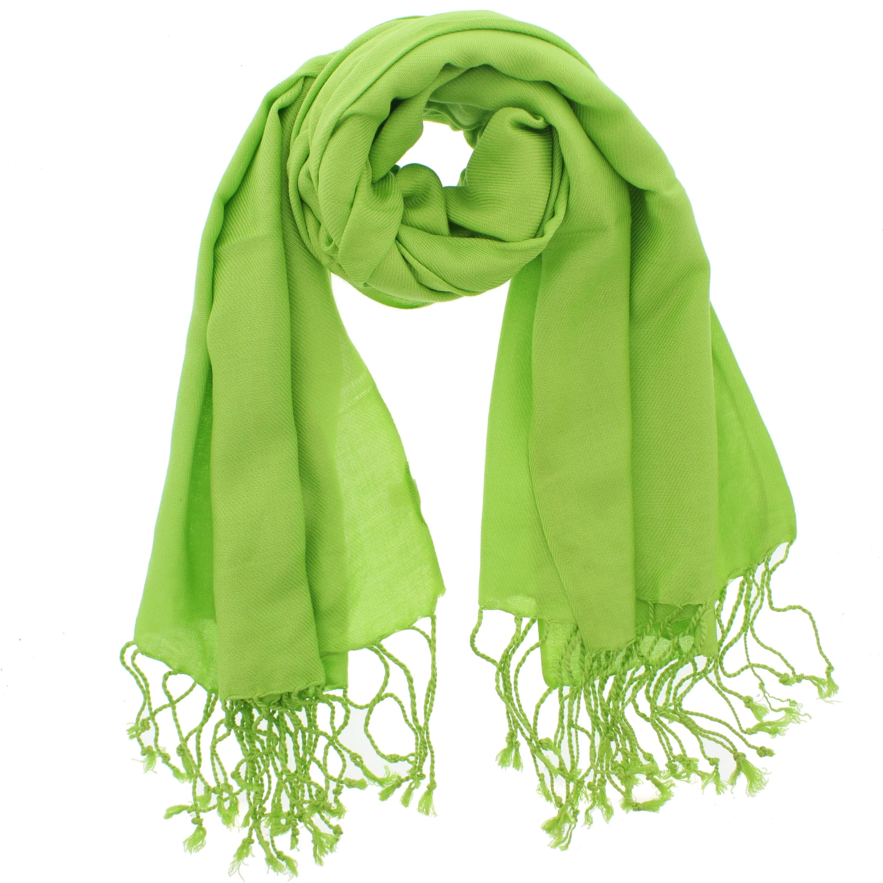 Lime Green Pashminas (70 x 180cm)