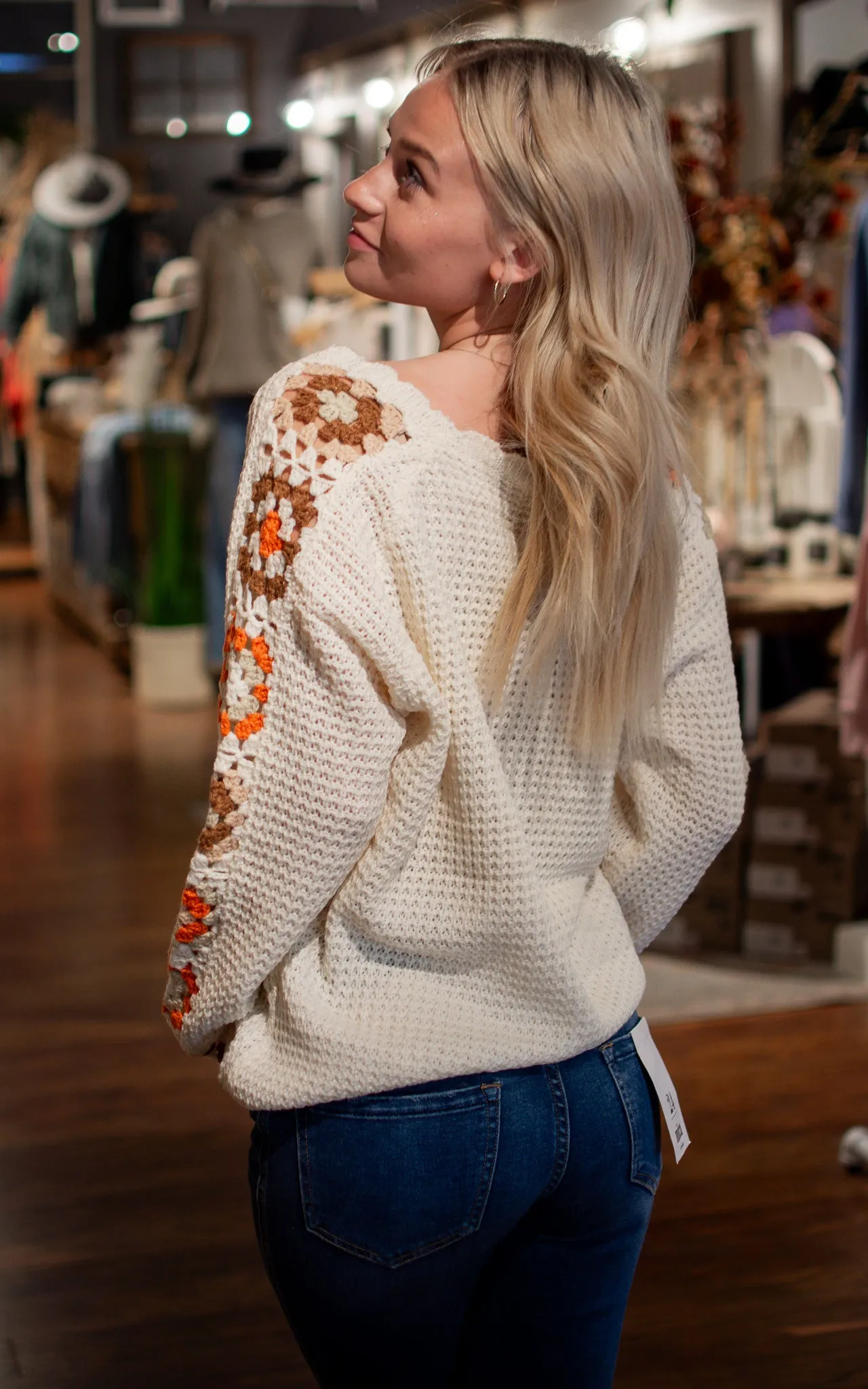 Oh Layla Crochet Sweater