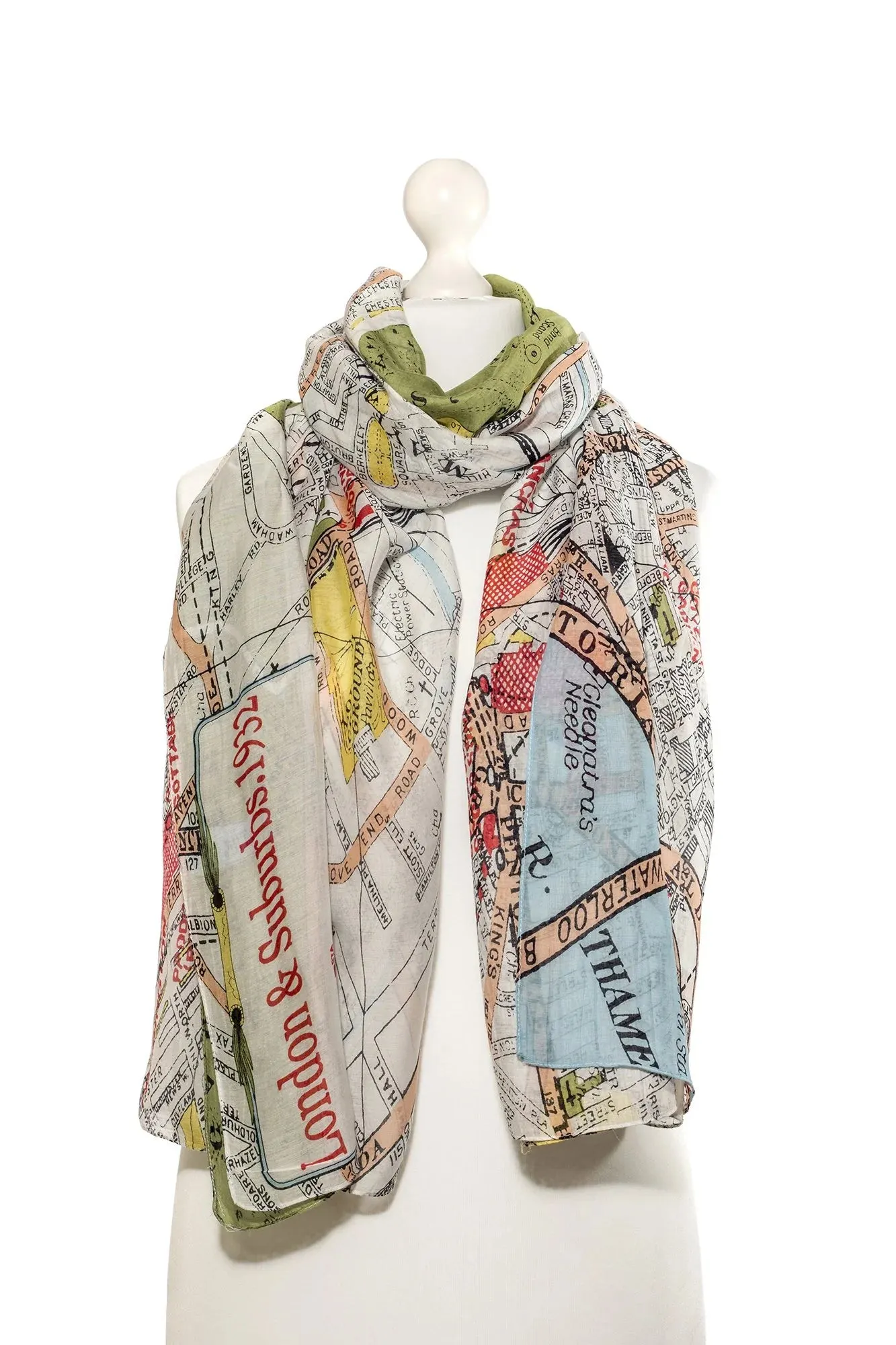 One Hundred Stars London Streets Scarf