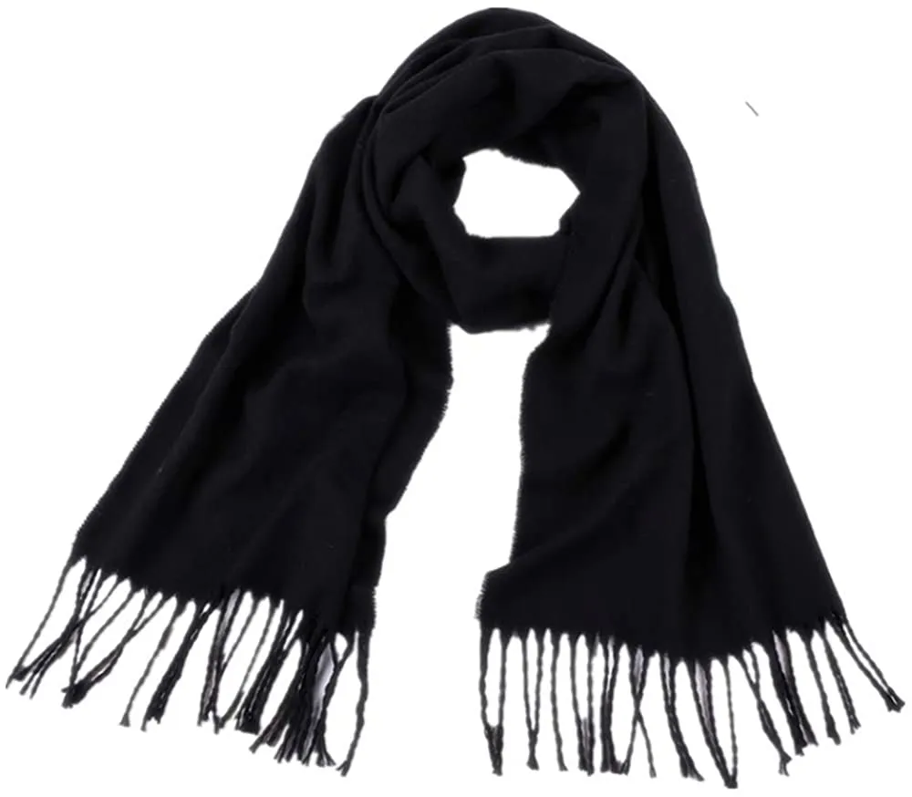 Rdylymx Men'S Scarves Classic Arrival Winter Plaid Scarf Tassel Edge Soft Warm Scarf