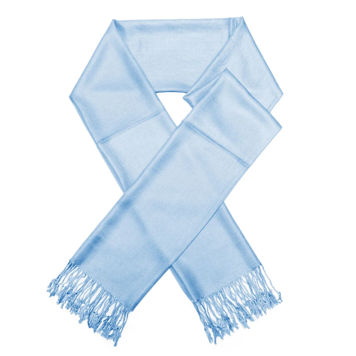 Solid Baby Blue Pashmina Scarves