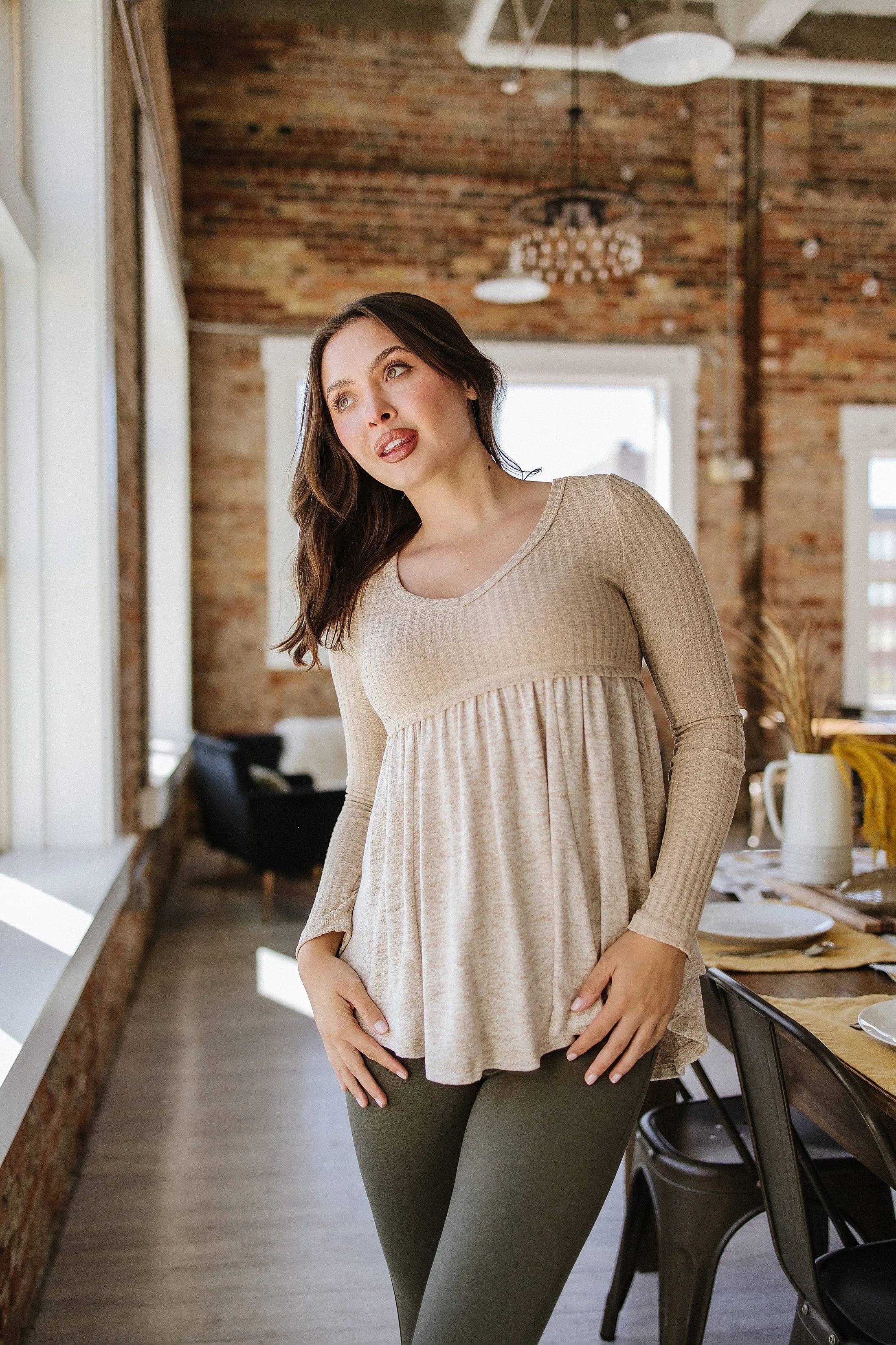 Stella Textured Flowy Tunic | S-XL