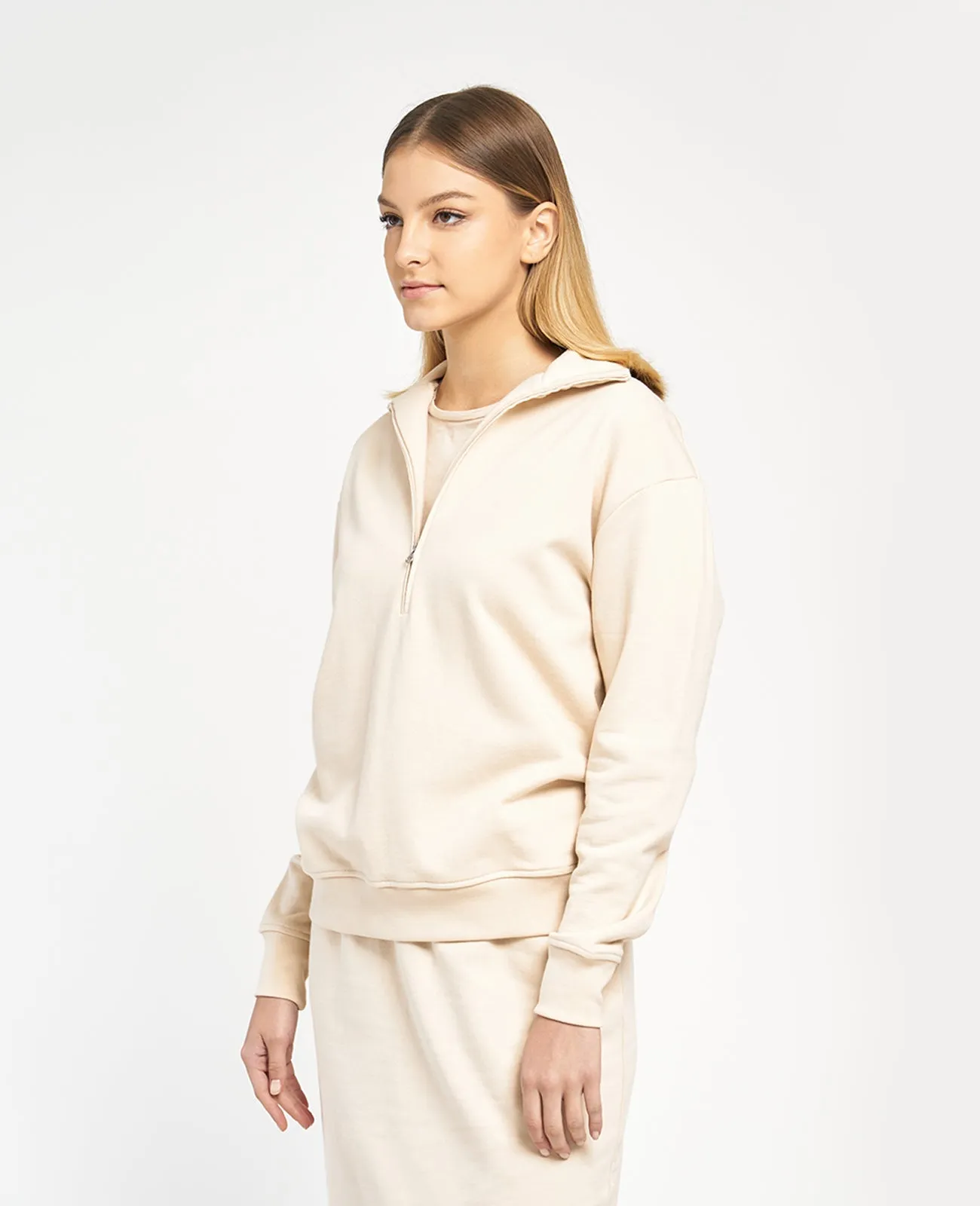 Supima Terry Zip Sweatshirt