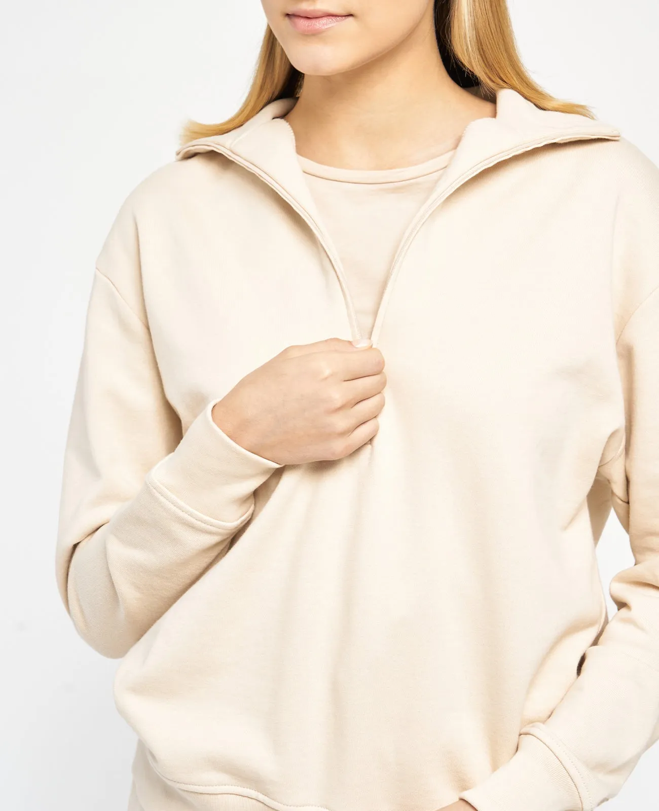 Supima Terry Zip Sweatshirt