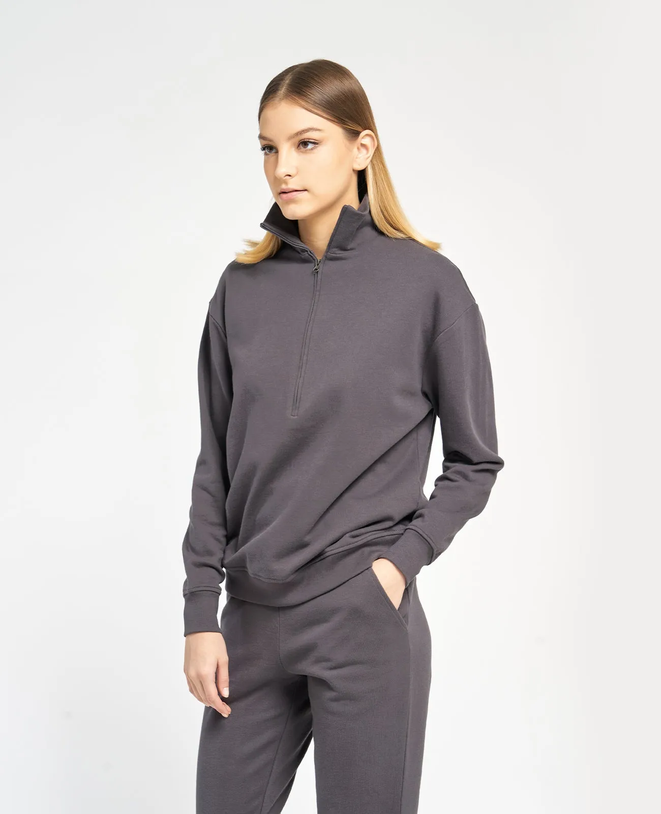 Supima Terry Zip Sweatshirt