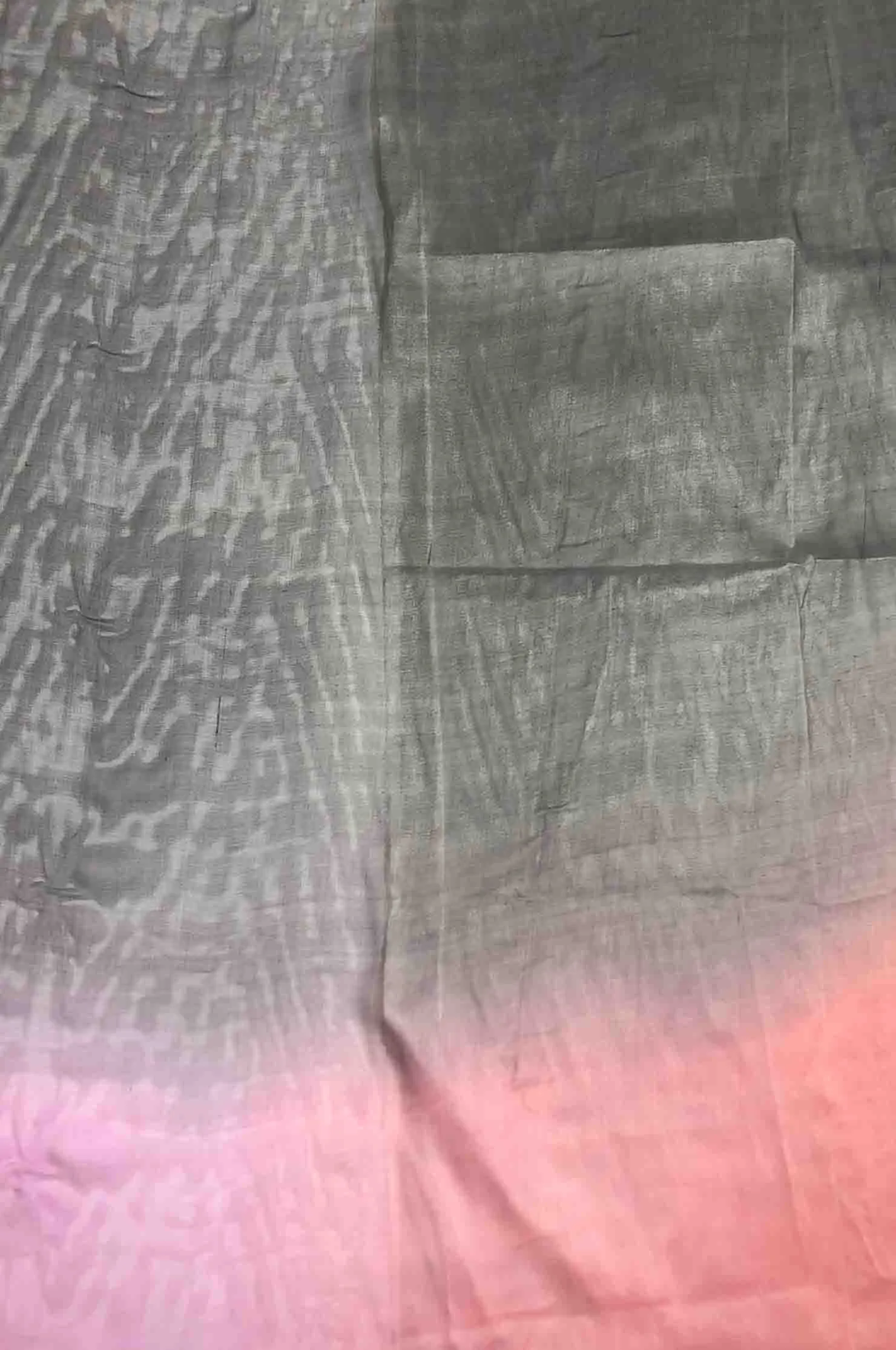 Tomato, Wild Orchid, Charcoal, Black Ombre Silk Chiffon 4D-1032 Fabric