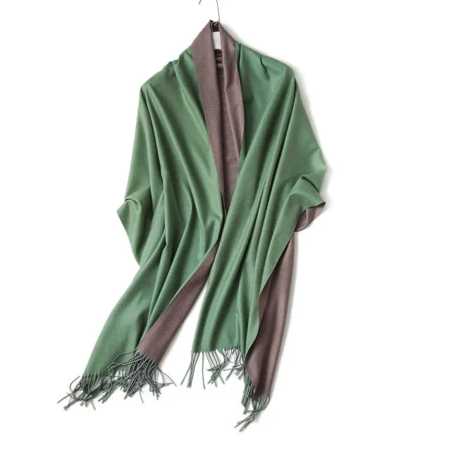 Women's Fashion Pashmina Scarf or Shawl with Tassel