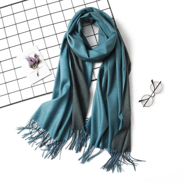 Women's Fashion Pashmina Scarf or Shawl with Tassel