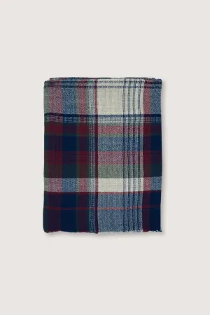 Wool Plaid No. 81 Navy Blue