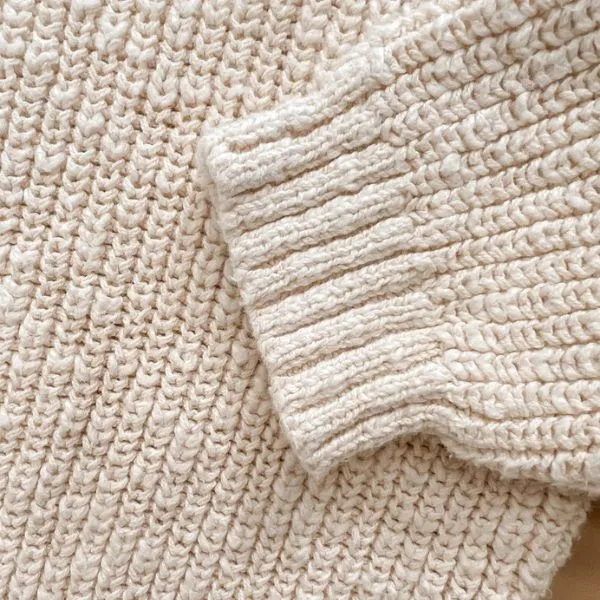 Ziggy Lou Textured Chunky Knit Jumper - Honey